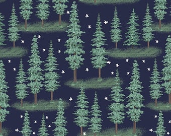 Camp USA - Trees - Bentpath Studio - Blank Quilting - Cut From Bolt - Multiple Quantities Cut Continuously - 100% Cotton