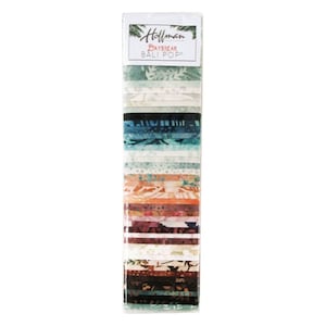 Bali Pops - Hoffman - Batiks - 40 - 2.5” Strips - 100% Cotton Precut Fabric - 4 Color Options