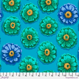 Kaffe 85 & Fabulous Zinnia - Kaffe Fassett - Free Spirit Fabrics - Multiples Cut Continuously - 100% Cotton
