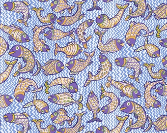 Koi Polloi - Delft - Kaffe Fassett - 1/4 yard