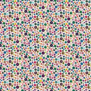 I&#39;ve Got A Notion Buttons - Northcott - 2 Color Options - 100% Cotton