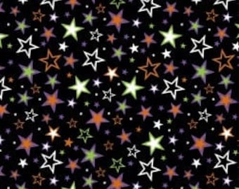 Halloween Party - Star Party - 2 Color Options -  Digitally Printed Fabric - Kanvas Studio - 100% Cotton