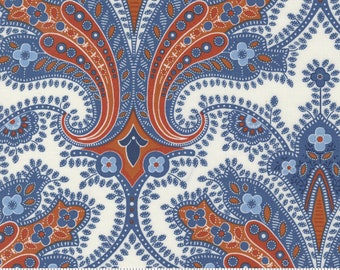 Sunrise Side - Indienne Paisley - 4 Color Options -  Minick & Simpson - Moda Fabrics - 100% Cotton - Multiples Cut Continuously