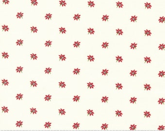Joyful Gatherings - Poinsettias - Primitive Gatherings  - Moda Fabrics - 2 Color Options - 100% Cotton