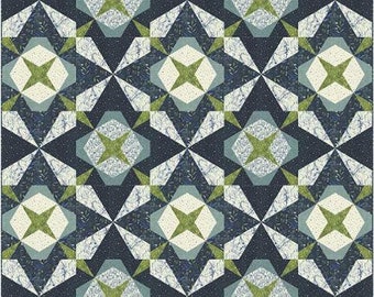 Tinket Quilt Pattern - Paper Pattern - Janet Clare - Featuring Collage Collection - Moda Fabrics