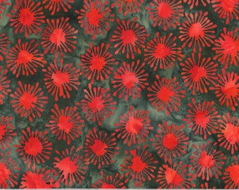 Phoenix BATIKS - Cells - Carmine - Anthology - Windham Fabrics - 100% Cotton - Multiple Quantities Cut Continuously