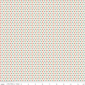 Holiday Cheer Dots - My Mind&#39;s Eye - Riley Blake - 2 Color Options - 100% Cotton
