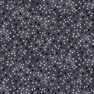 Midnight Magic Cobwebs - Studio E - Grace Popp - 1/4 yard - Cut from bolt - Multiple 1/4 yard orders will be cut in one piece
