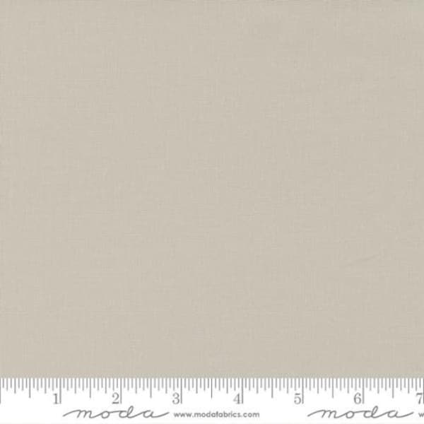 Bella Solids Driftwood - Moda Fabrics - 100% Cotton - Multiple Quantities Cut In One Piece