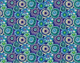 Atlantis - Anemones - Sally Kelly - Windham Fabrics - 100% Cotton - Multiple Quantities Cut Continuously