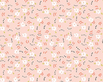 Cluck Cluck Bloom - Flower Dance - Clothworks - 3 Color Options - Multiples Cut Continuously - 100% Cotton