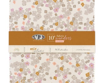 Mix The Volume 10" Fabric Wonders - AGF Studio - Art Gallery Fabrics - 42 - 10" Squares - 100% Cotton