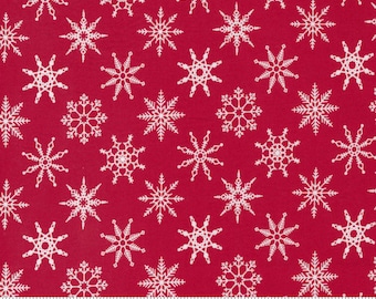 Candy Cane Lane - Snowflakes - Moda - April Rosenthal - 3 Color Options - 100% Cotton