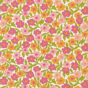 Flower Power Mellow Meadow - Maureen McCormick "Marcia Brady" - 2  Color Options - Moda - Multiples Cut Continuously - 100% Cotton