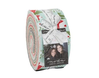 Merry Little Christmas Jelly Roll - Moda - Bonnie & Camille - 42-2.5” Strips - 100% Cotton