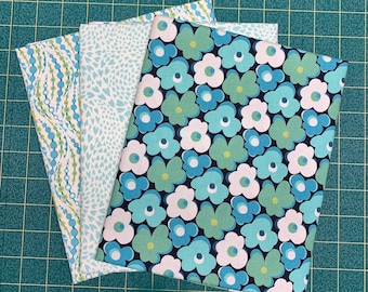 3-Yard Fabric Pack - 1 Yard of 3 Different Fabrics - 8 Options - Curated -  Designed For Use With 3-Yard Quilt Patterns - 100% Cotton