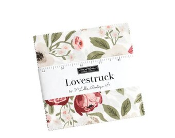 Lovestruck Charm Pack -Lella Boutique - Moda - 42 - 5" Squares - 100% Precut Fabric