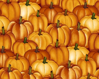 Cavalier Crows - Pumpkins - Henry Glass - Jan Mott - Fall/Autumn - 100% Cotton