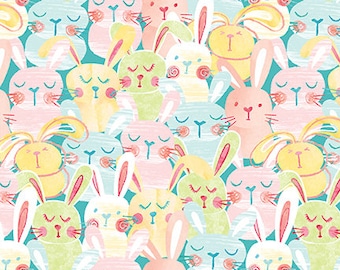 I'm All Ears - Stacked Bunnies - Blank Quilting - Cut From Bolt - Multiple Quantities Cut Continuously - 100% Cotton