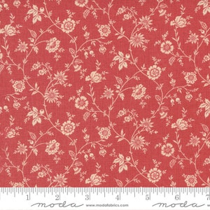 French General La Grande Soiree Dahlia Floral Vines  - 4 Color Options - Moda - Multiple Quantities Cut Continuously - 100% Cotton