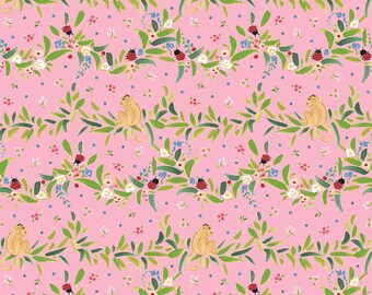 Ladybird - Swag - Pink - Free Spirit - 1/4 yard