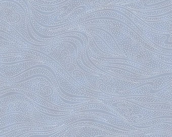 Color Movement - Mist - Kona Bay/In The Beginning Fabrics - Blender - Swirls - 100% Cotton - Cut From Bolt - Multiples Cut Continuously