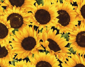 Packed Sunflowers - 1/4 yard