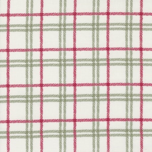 Christmas Eve Yuletide Plaid - 2 Color Options -  Lella Boutique - Moda Fabrics - 100% Cotton - Multiples Cut Continuously