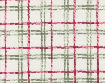 Christmas Eve Yuletide Plaid - 2 Color Options -  Lella Boutique - Moda Fabrics - 100% Cotton - Multiples Cut Continuously