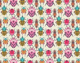 Eden Bug Race - Windham Fabrics - Sally Kelly - 3 Color Options - 100% Cotton Fabric