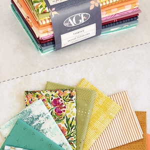 Sewcialite - Thrive FQ Fabric Wonders - Art Gallery Fabrics - 16 Fat Quarters (18&quot;X22&quot;) - 100% Cotton
