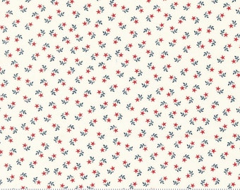American Gatherings II - Star Flower - 3 Color Options -  Primitive Gatherings - Moda Fabrics - 100% Cotton - Multiples Cut Continuously