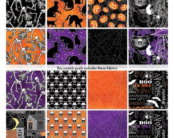 Halloween Spirit 10X10 Pack - Benartex - Kanvas Studio - 42 - 10" squares