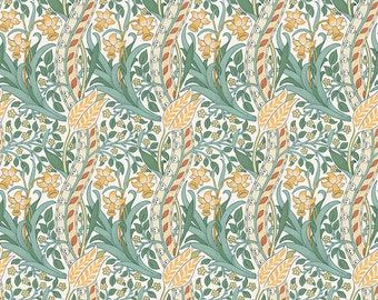 Buttermere - Mini Daffodil - Sunshine - Morris & Co - Free Spirit Fabrics - Multiples Cut Continuously - 100% Cotton