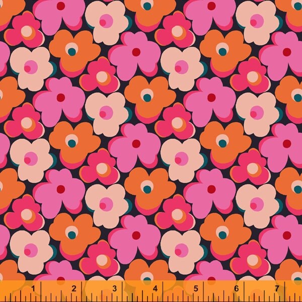 Eden Flower Bump - Windham Fabrics - Sally Kelly - 4 Color Options - 100% Cotton