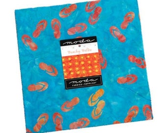 Beachy Batiks Layer Cake  - Moda Fabrics - 42 - 10" Squares - 100% Precut Fabric