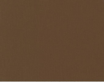 Bella Solids Mocha - Moda - Cut from bolt - Multiple quantities cut in one continuous piece