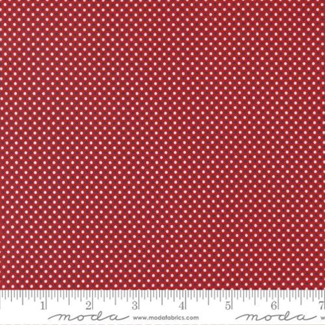 Graze Dots - Red - Sweetwater - Moda Fabrics - Multiple Quantities Cut ...