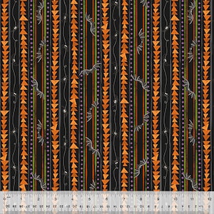 Scaredy Cats - Creepy-Crawlies - 2 Color Options - Terri Degenkolb - Windham Fabrics - 100% Cotton - Multiples Cut Continuously