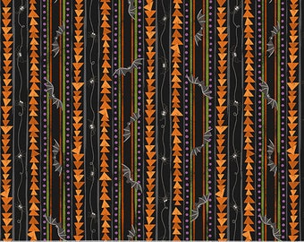 Scaredy Cats - Creepy-Crawlies - 2 Color Options - Terri Degenkolb - Windham Fabrics - 100% Cotton - Multiples Cut Continuously