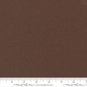 Bella Solids Chocolate - Moda - Cut from bolt - Multiple quantities cut in one continuous piece