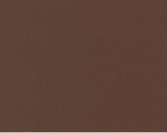 Bella Solids Chocolate - Moda - Cut from bolt - Multiple quantities cut in one continuous piece