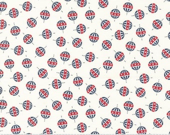 American Gatherings II - American Ball - 2 Color Options -  Primitive Gatherings - Moda Fabrics - 100% Cotton - Multiples Cut Continuously