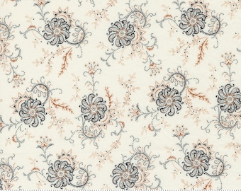 Rustic Gatherings Swirling Flowers - 3 Color Options -  Primitive Gatherings - Moda Fabrics - 100% Cotton - Multiples Cut Continuously