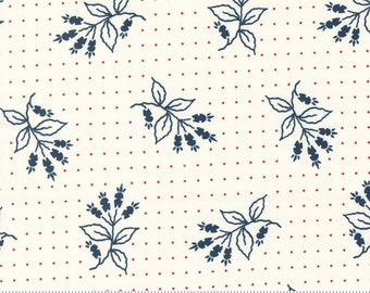 American Gatherings II - Liberty Floral - 2 Color Options -  Primitive Gatherings - Moda Fabrics - 100% Cotton - Multiples Cut Continuously