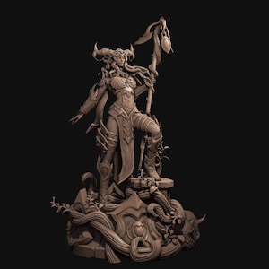 Alexstraza - The Dragon queen STL  - World of Warcraft - tested and ready for 3d printing