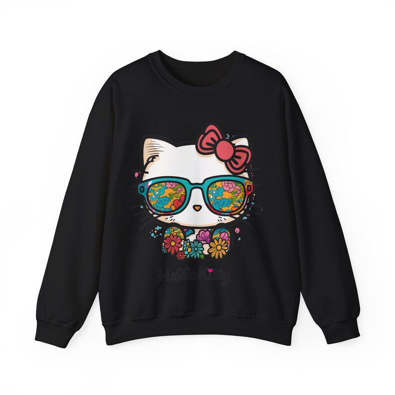 HELLO KITTY Sweatshirt, Kawaii Friends Ice Cream Sweatshirt, Birthday