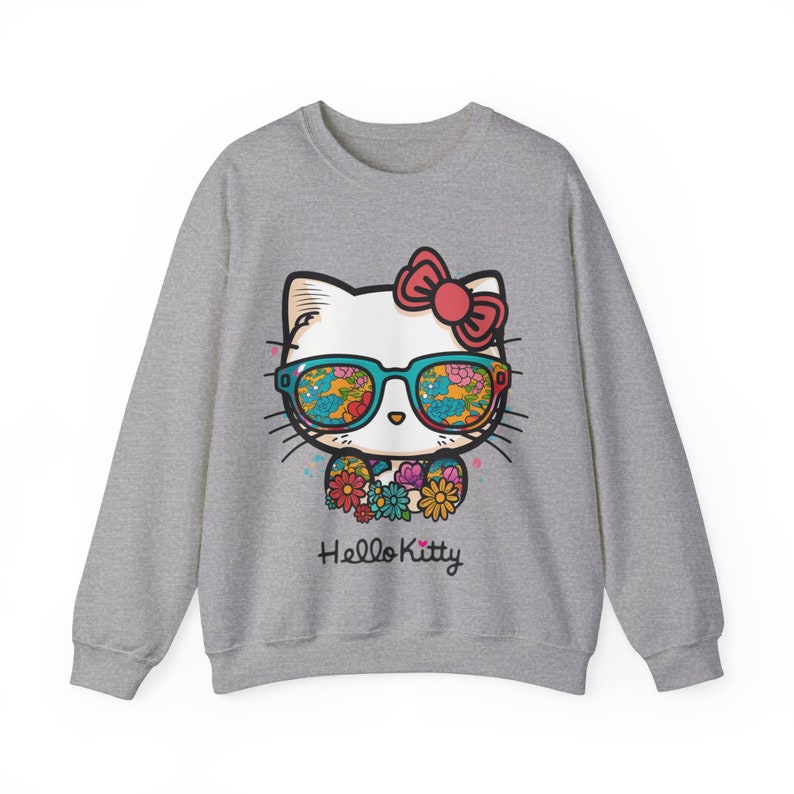 HELLO KITTY Sweatshirt, Kawaii Friends Ice Cream Sweatshirt, Birthday