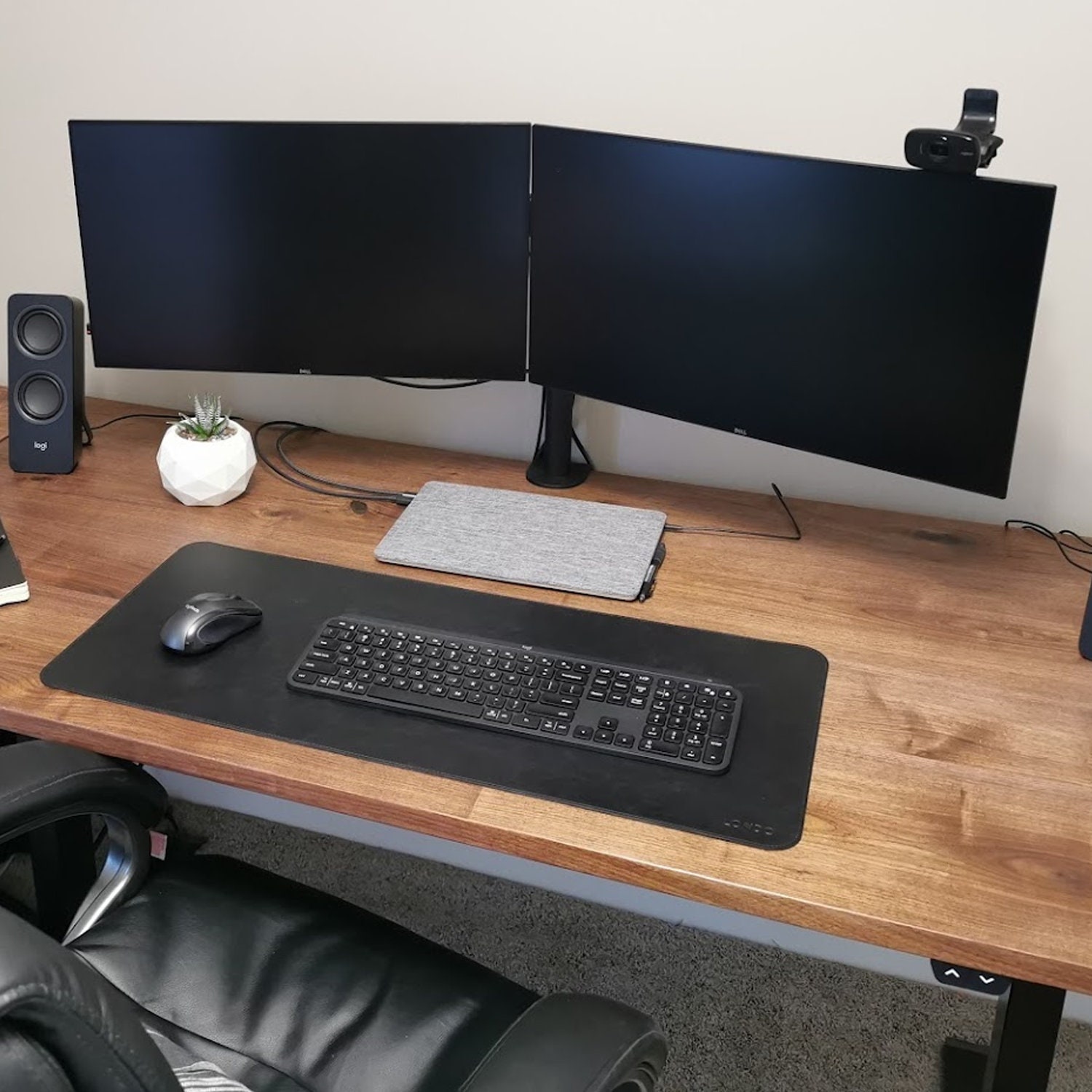 60x30 Walnut Veneer Table Top With Carbon Steel Etsy Canada