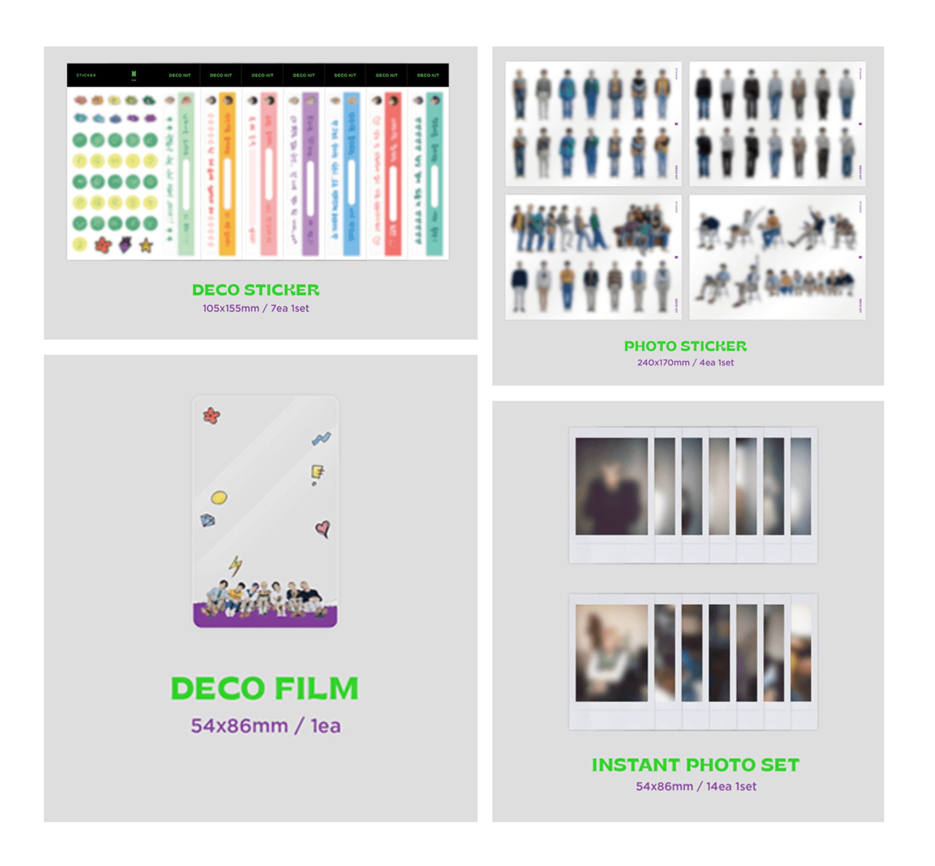 BTS Deco Kit - New & Sealed - US Shipping Only - Etsy